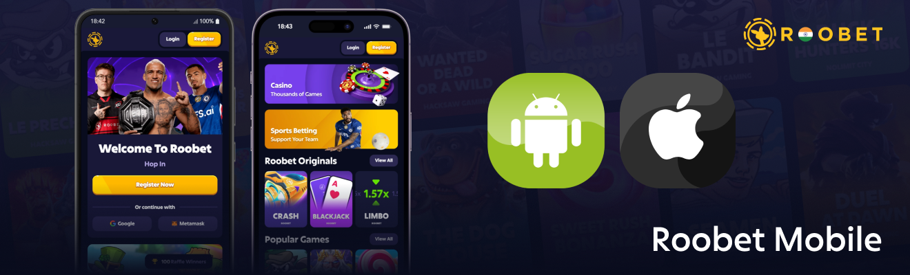 Roobet mobile version